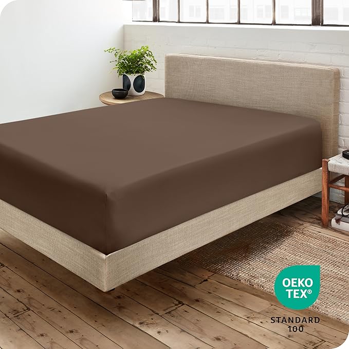 Bare Home Fitted Bottom Sheet Queen Size - Image 4