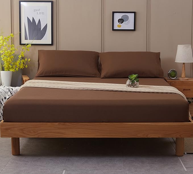 SONORO KATE Sheets Super Soft Microfiber 1800 Thread Count 16 Inch Deep Pocket - Image 8