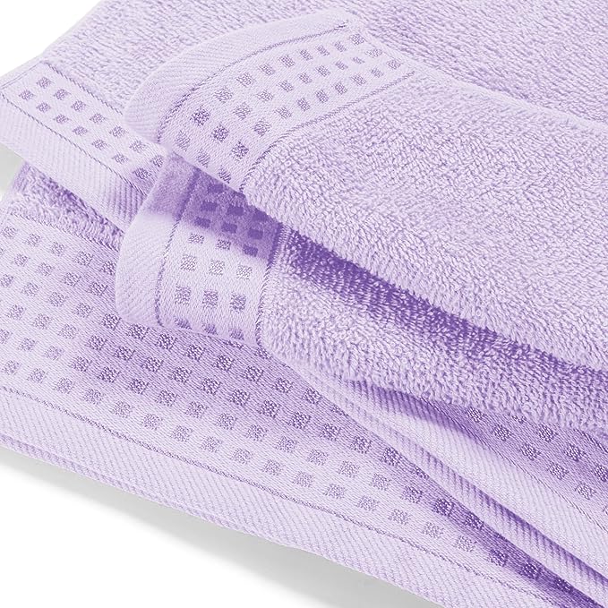 GLAMBURG Ultra Soft 3 Pack Cotton Towel Set, Contains a Bath Towel 28x55 inch - Image 2