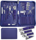 30Pcs Manicure Pedicure Kit，Nail Clippers Kit Professional and Stainless Steel by AndreaBeautyLife