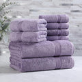 Superior Egyptian Cotton 8-Piece Towel Set, Guest Bath Decor Essentials by SUPERIOR