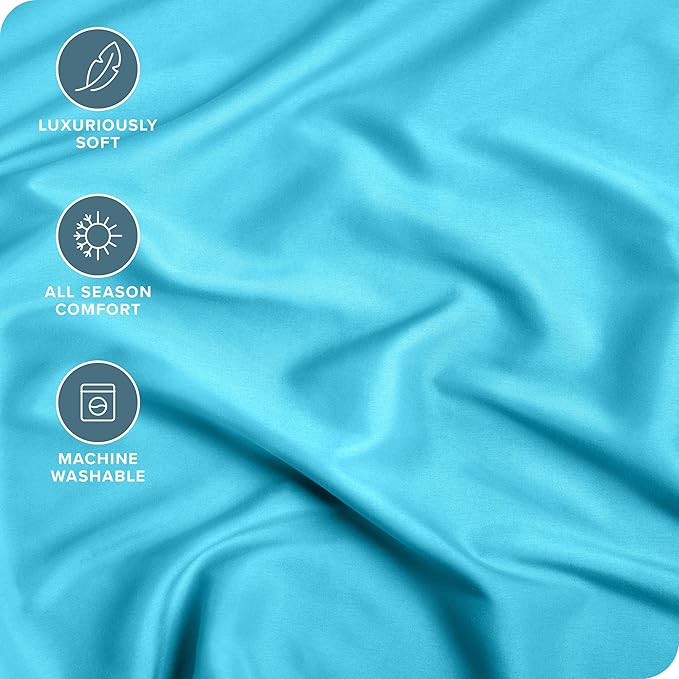 Bare Home Fitted Bottom Sheet Full Size - Image 2