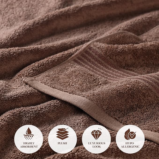 Superior Egyptian Cotton 6-Piece Towel Set, Bathroom Essentials, Towels - Image 8