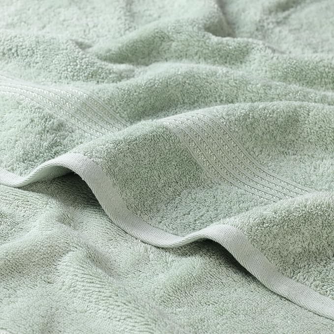 Superior Egyptian Cotton 2-Piece Bath Sheet Towel Set, Oversized Body Towels - Image 3
