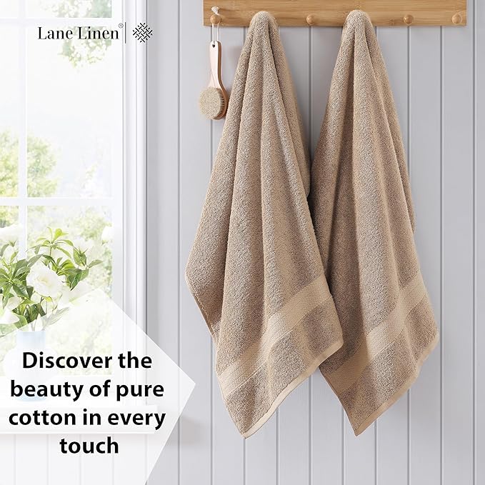 LANE LINEN Luxury Bath Towels Set of 4 - Image 3