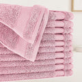 BIOWEAVES 100% Organic Cotton 700 GSM Plush Premium Washcloths 13" x 13" GOTS by BIOWEAVES