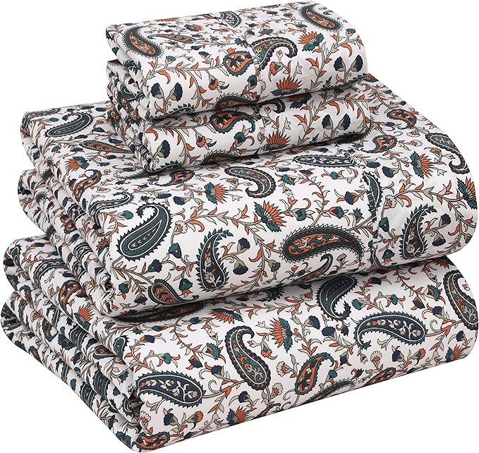 RUVANTI 100% Cotton Sheets – California King Percale Bedding, Cooling & by Ruvanti