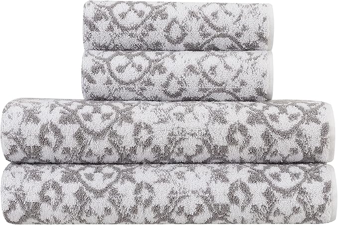 Jessica Simpson – Bath Towel 4 Piece Set, Premium Bathroom Décor, Includes 2 - Image 6