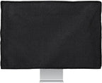 kwmobile Dust Cover for 31-32" Monitor - Linen Monitor Display Protector - Protect Your Computer Screen - Black