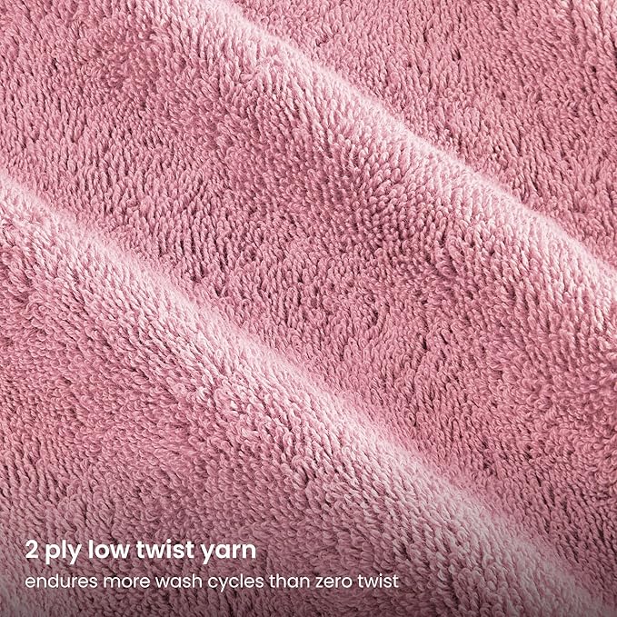 BIOWEAVES 100% Organic Cotton Bath Towel Set | 700 GSM Plush 6-Piece Premium - Image 4