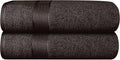 GLAMBURG 700 GSM Premium 2-Pack Oversized Extra Large Bath Sheet Set by GLAMBURG