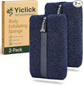 Yiclick Exfoliating Body Scrubber, Body Exfoliator Scrubber, Exfoliating Sponge by YiclickCreateBeautyforLife
