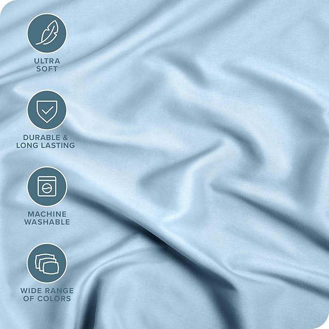 Bare Home 2-Pack Fitted Bottom Sheets Twin - Image 2