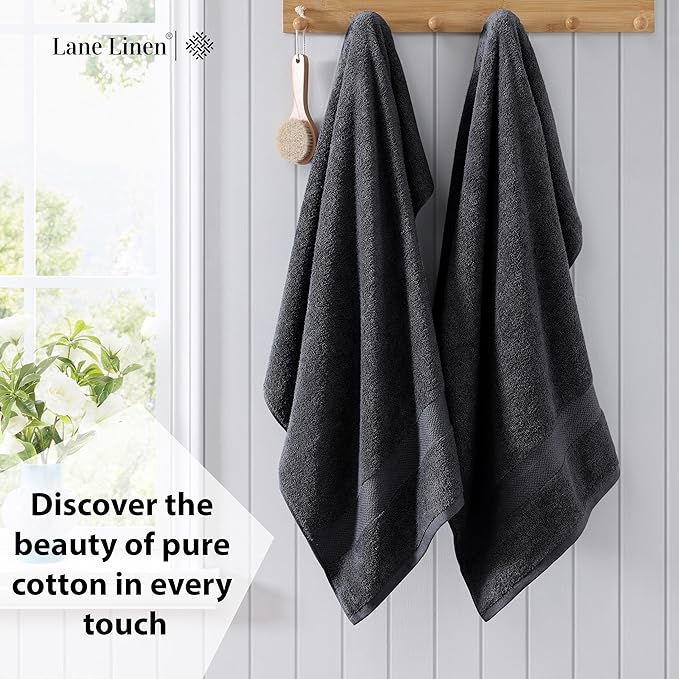 LANE LINEN 100% Luxury Cotton Bath Sheets Set of 4 - Image 3