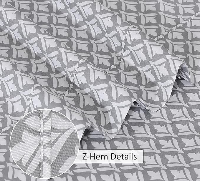 RUVANTI 100% Cotton Sheets – Twin XL Size Percale Bedding, Cooling & Breathable - Image 4
