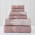 Modern Threads 6 Piece Reversible Yarn Dyed Jacquard Towel Set Artesia Damask by ModernThreads
