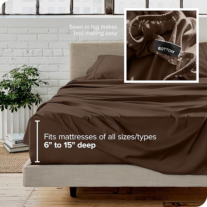 Bare Home Split King Sheet Set - Image 6