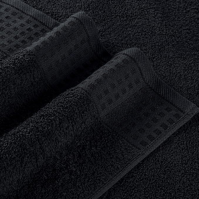 GLAMBURG 100% Cotton 2 Pack Oversized Bath Towel Set 28x55 Inches, Ultra Soft - Image 2
