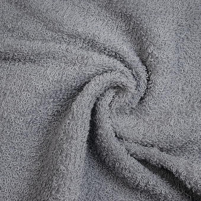 Basic Wash Cloths 12x12 Inches – Pack of 12 – Grey Color – Soft and Absorbent - Image 7