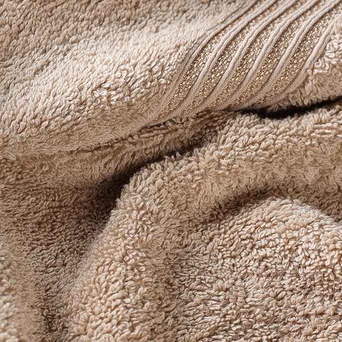 Superior Egyptian Cotton 12-Piece Towel Set, Guest Bath Decor Essentials - Image 6