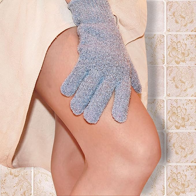 Evridwear Exfoliating Glove for Shower Men and Women, Dual Texture Bath Body - Image 6