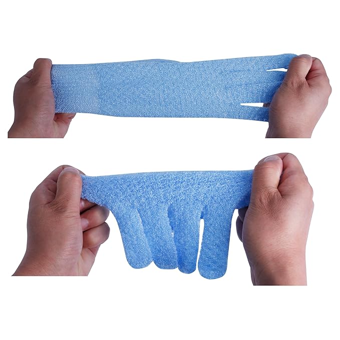 Evridwear Exfoliating Glove for Shower Men and Women, Dual Texture Bath Body - Image 6