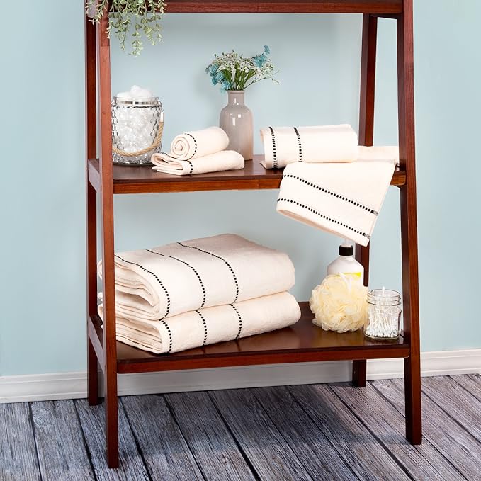 Lavish Home 6PC Towel Set - Image 2