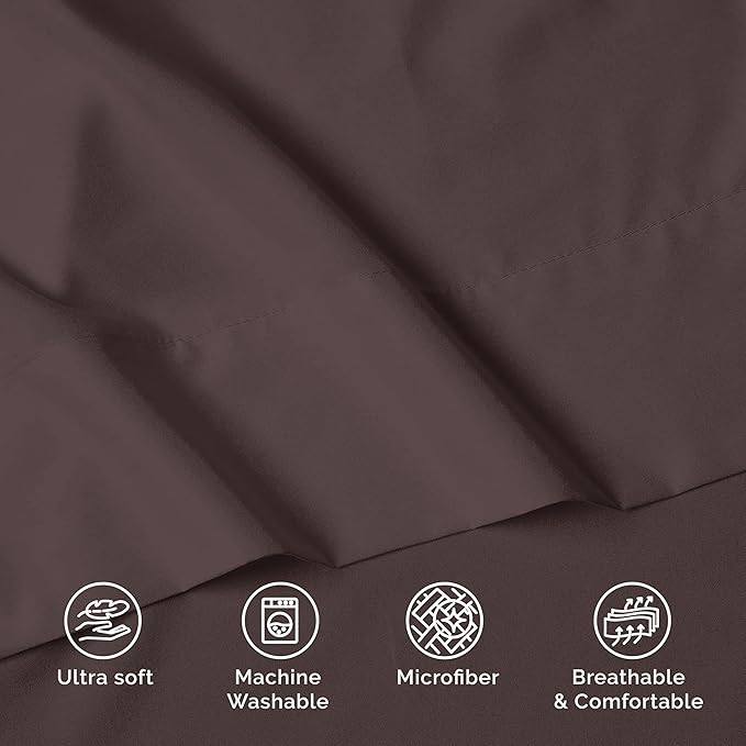 Luxury Flat Sheet on Amazon Elegant Comfort Wrinkle-Free 1500 Premier Hotel - Image 7