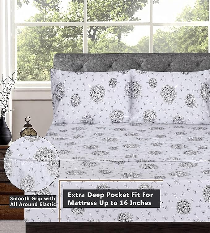 RUVANTI 100% Cotton Sheets – Twin XL Size Percale Bedding, Cooling & Breathable - Image 6