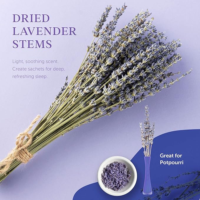 Mothers Day Gifts for Mom, Lavender & Lilac Spa Gift Basket For Women & Men - Image 6