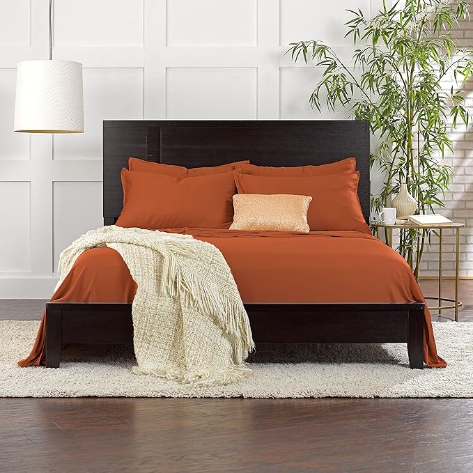 Pure Bamboo Queen Sheets, Genuine 100% Organic Viscose Derived from Bamboo Bed - Image 7