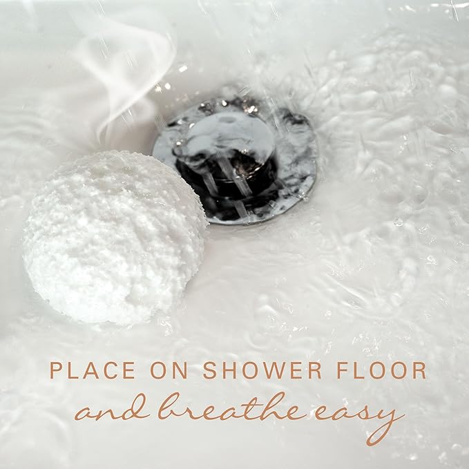 Village Naturals Therapy Breathe Shower Bomb Steamers, Soothing Scent, - Image 6