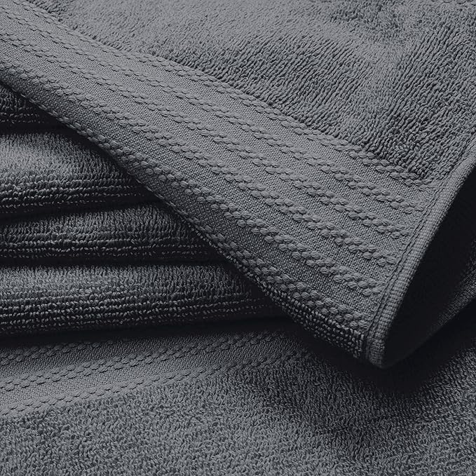 GLAMBURG Premium Cotton 4 Pack Bath Towel Set - Image 2