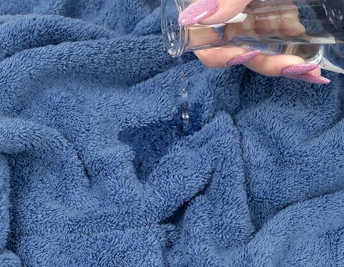 American Soft Linen Luxury 6 Piece Towel Set, 2 Bath Towels 2 Hand Towel 2 - Image 8
