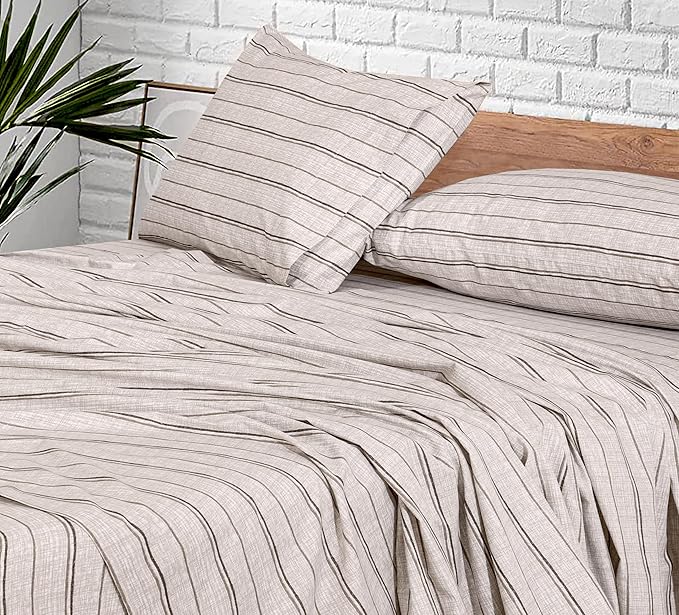 RUVANTI 100% Cotton Sheets – Split King Size Percale Bedding, Cooling & - Image 7