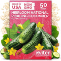 KVITER 50 National Pickling Cucumber Seeds by KVITER