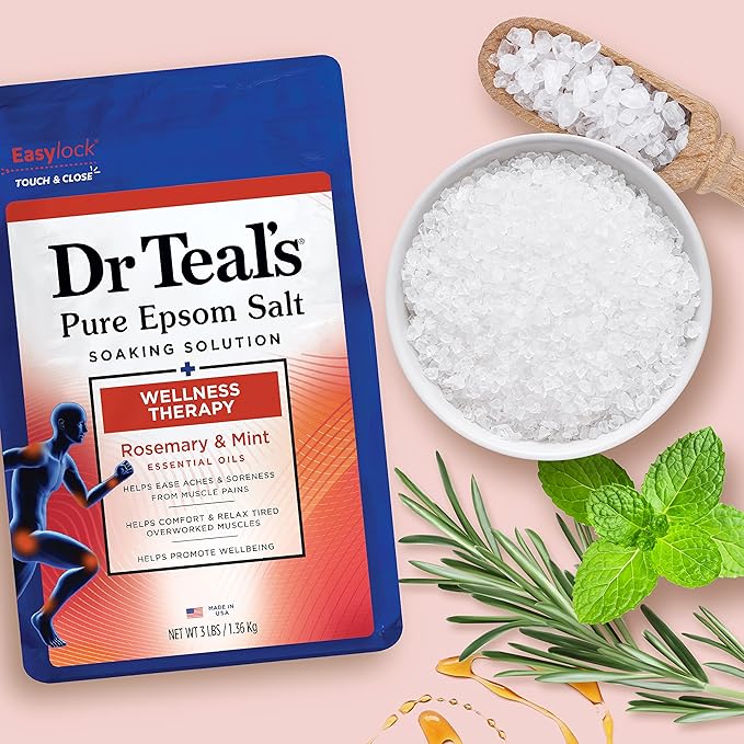 Dr Teal's Epsom Salt Magnesium Soak, Wellness Therapy - Image 11