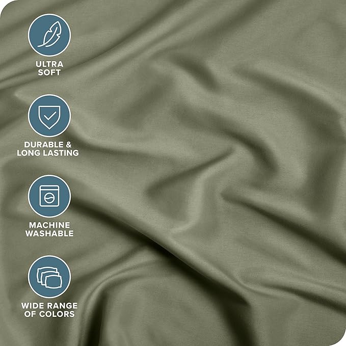 Bare Home 2-Pack Fitted Bottom Sheets Twin XL - Image 2