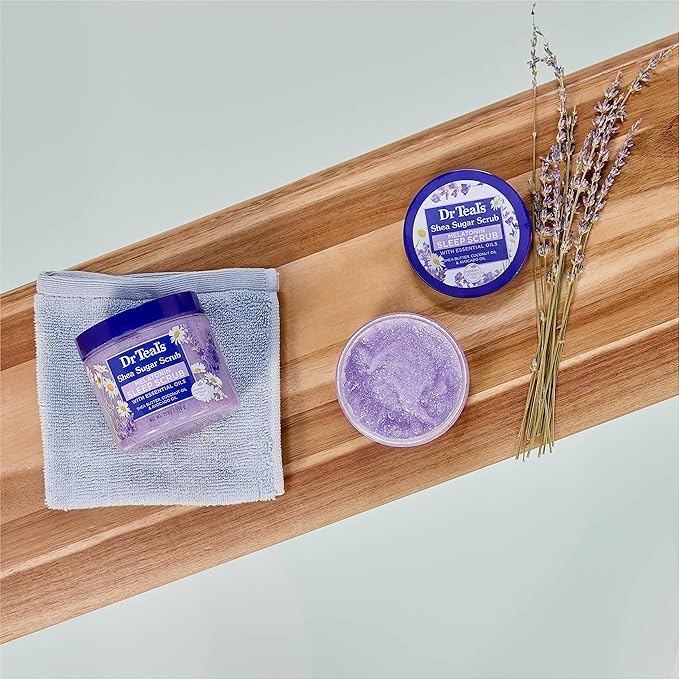 Dr Teal's Shea Sugar Sleep Scrub, - Image 5