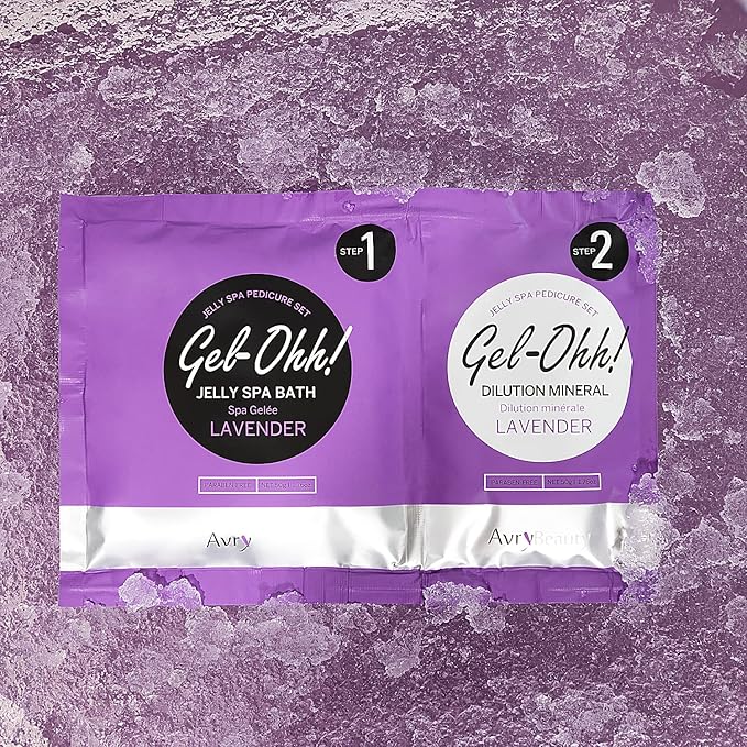 AVRYBEAUTY Gel-Ohh Jelly Spa Bath 3 Pack, Lavender Infused, Lavender Scented - Image 4