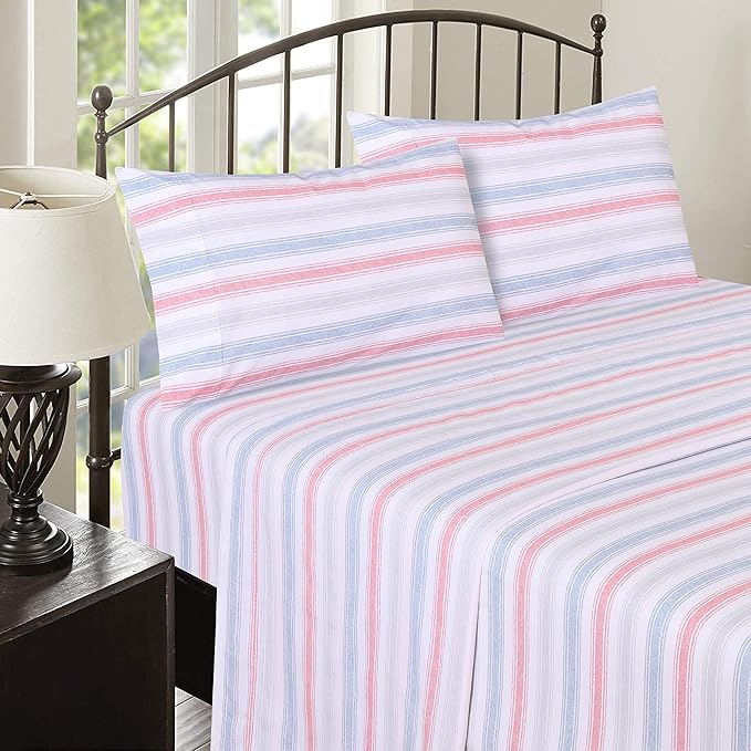 RUVANTI 100% Cotton Sheets – Full Size Percale Bedding, Cooling & Breathable - Image 5