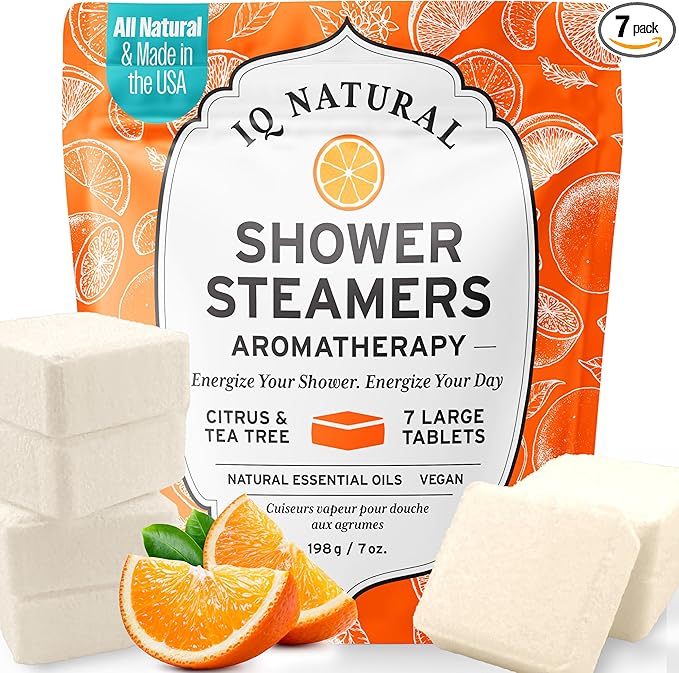 Citrus Shower Steamers Aromatherapy by IQNatural