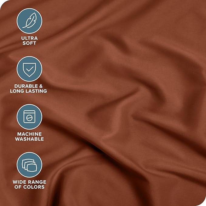 Bare Home Fitted Bottom Sheet Twin Extra Long Size - Image 2
