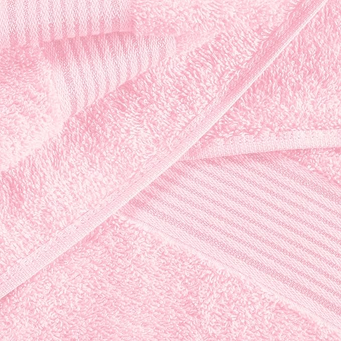 Elvana Home Ultra Soft 6 Pack Cotton Towel Set, Contains 2 Bath Towels 28x55 - Image 2