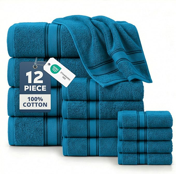 LANE LINEN Luxury Bath Towels Set by LaneLinen
