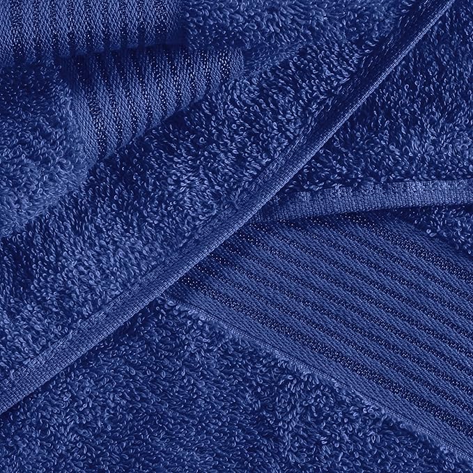 Belizzi Home 100% Cotton Towel Set, Contains 6 Soft Bath Towel, 6 Hand Towels - Image 2