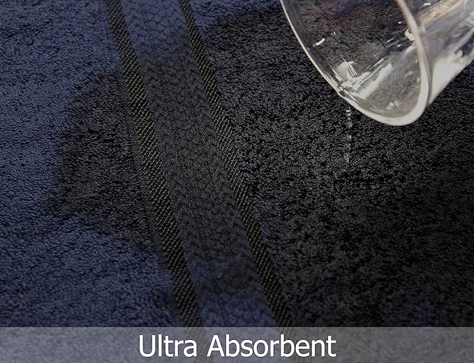 COTTON CRAFT - 4 Pack -Ultra Soft Oversized Extra Large Bath Towels 30x54 - Image 8