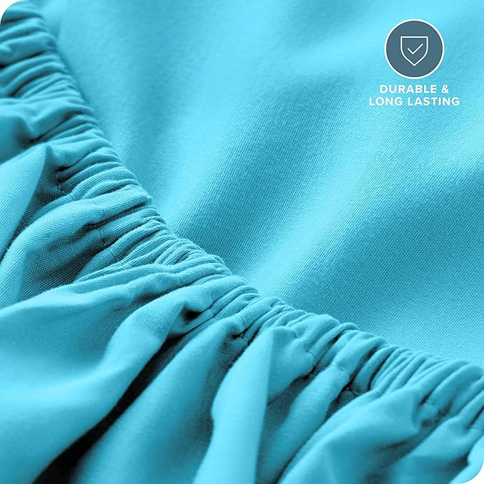 Bare Home Fitted Bottom Sheet Queen Size - Image 5