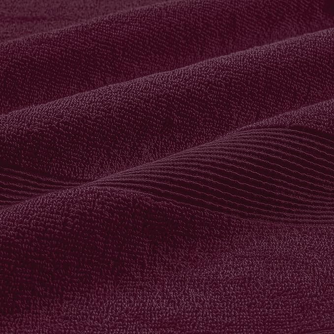 Belizzi Home 8 Piece Towel Set 100% Ring Spun Cotton, 2 Bath Towels 27x54 - Image 2