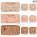 DiyJibb 9 Pcs Spa Headband for Washing Face, Skincare Headband and Wristband Set by DiyJibb